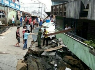 Pasca Tanah Longsor di Kuala Enok, semua Elemen Masyarakat Lakukan Goro