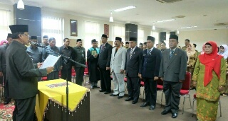 Bupati Inhil Lantik Kadisdukcapil