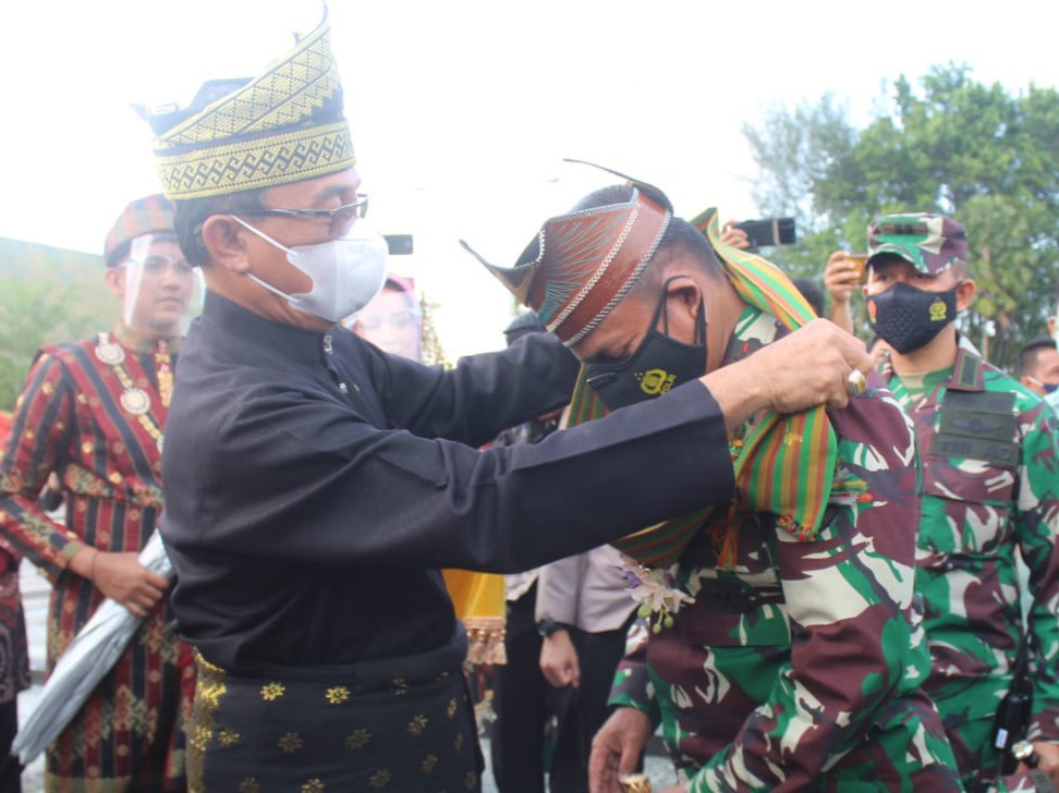 Kuker Pangdam I/BB ke Inhil Disambut Bupati, Wabup dan Forkopimda