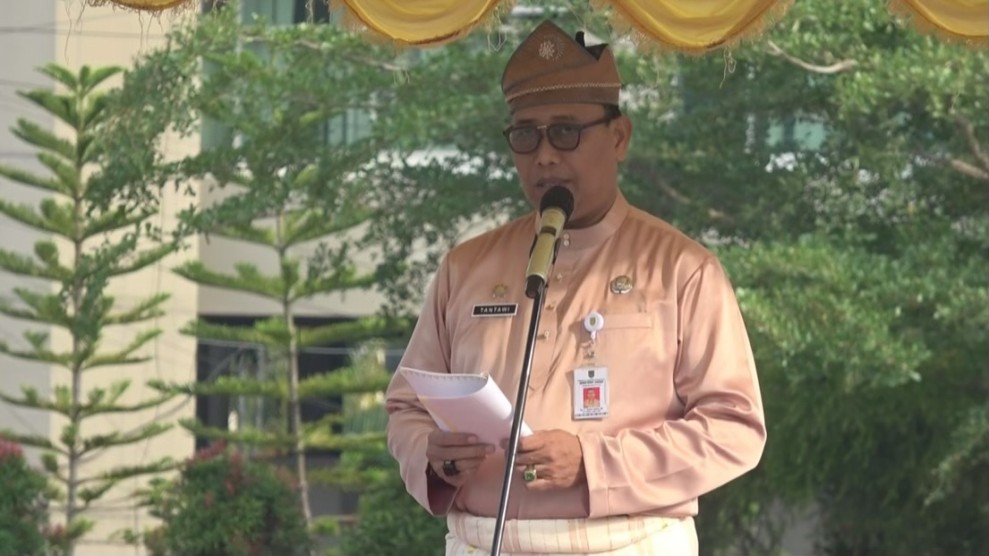 Pemkab Inhil Gelar Apel Peringatan Hari Jadi Provinsi Riau ke-68