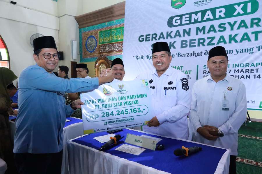 Gemar Siak Berzakat ke-11, Terkumpul Dana Zakat Rp 689 Juta