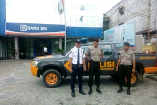 Cegah Kejahatan, Sat Sabhara Gencar Lakukan Patroli ke Bank & Gerai ATM