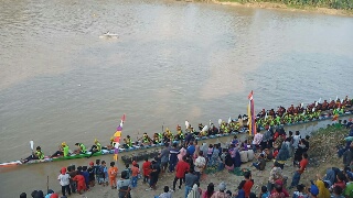 Baru Seumur Jagung, Sampan Buaye Hitam Ghaje Bujang Raih Juara di Tepian Kuala Danau Pao