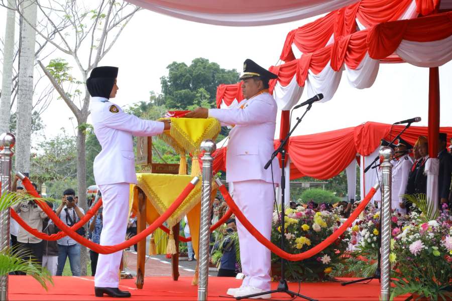 Bupati Siak Alfedri Jadi Irup di HUT RI