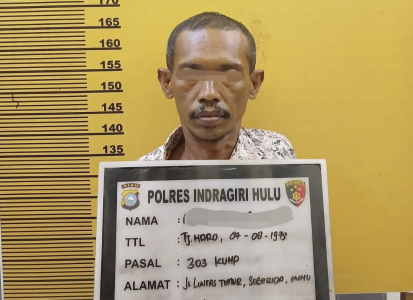 Nekat Jual Togel Online, Pria Pangkalan Kasai Siberida Ini Diringkus Tim Opsnal Polres Inhu