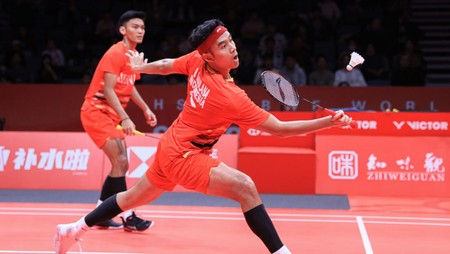 Bikin Kejutan, Pasangan Indonesia Bagas/Fikri Kalahkan  Ganda Nomor 1 Dunia di All England 2024