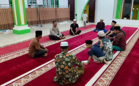 Polsek Tandun Ajak Jamaah Masjid Ash Sukseskan Pilkada 2024