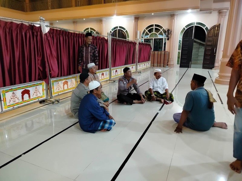 Wujudkan Pilkada Damai 2024, Polsek Kabun Sampaikan Pesan Kamtibmas di Masjid Al Muawanah