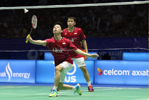 Tekuk Ganda Tuan Rumah, Marcus/Kevin Juarai China Open