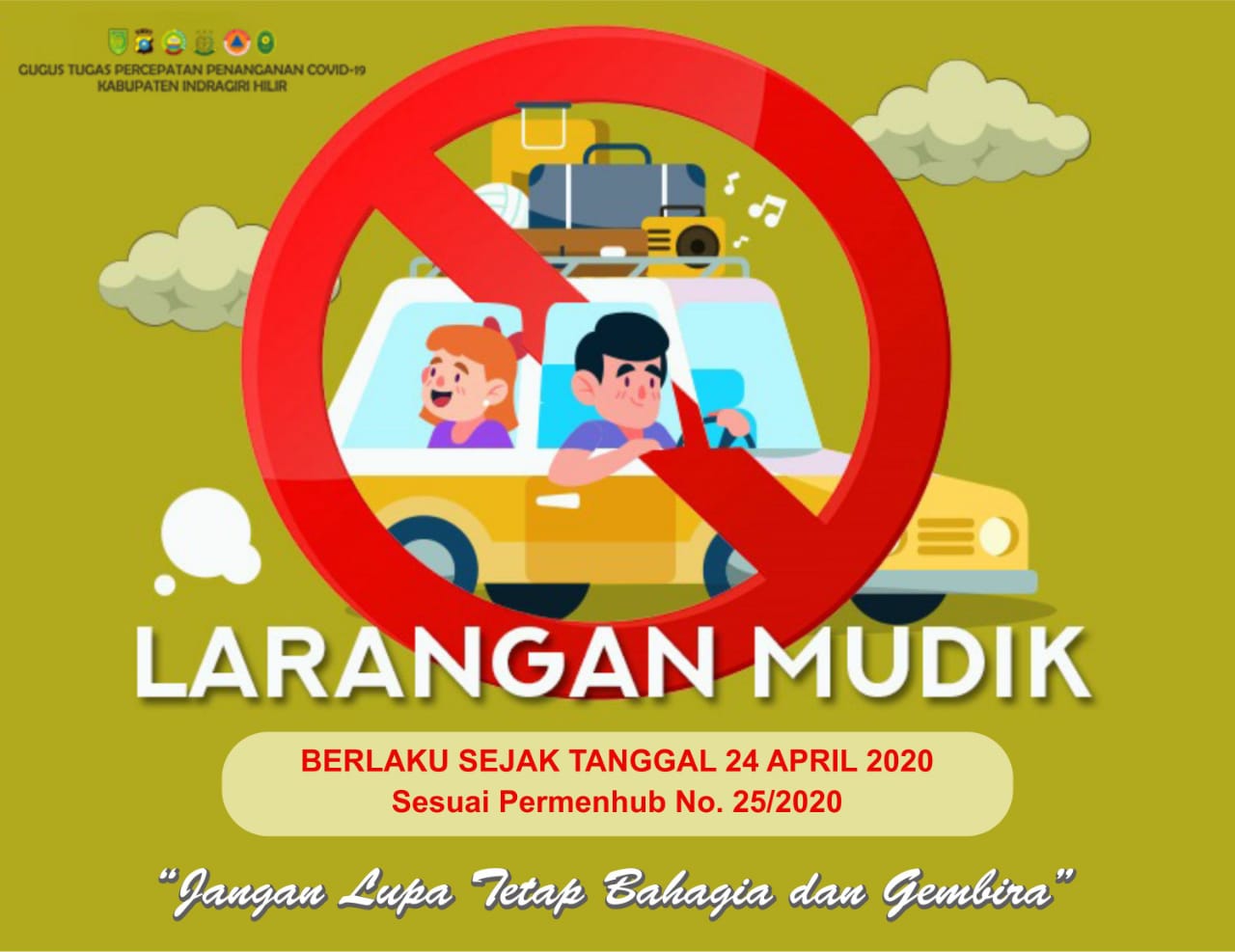 Gugus Tugas Covid-19 Inhil Terapkan Peraturan Larangan Mudik Lebaran