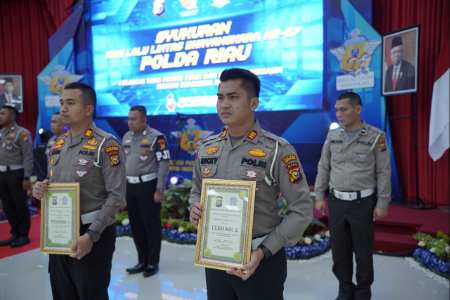 Satlantas Polres Inhu Torehkan Prestasi, Raih Perhargaan Terbaik II