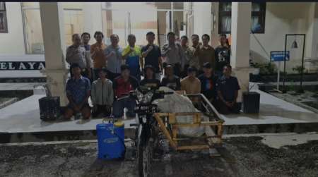 Marak Pencurian Besi Stainless Bangku Taman Turap Water Front City Kota Siak, Ternyata Pelaku 'Main' Berkomplotan