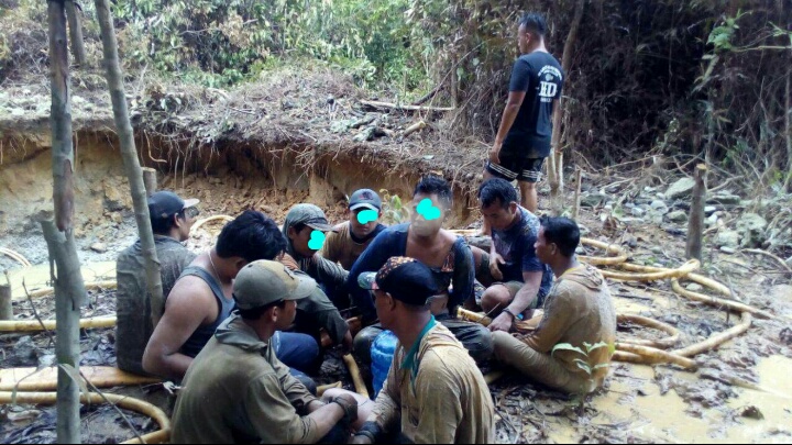 Reskrim Polres Kuansing Amankan 9 Pelaku Peti