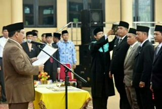 Bupati Wardan: Pejabat Harus Bekerja Keras dan Wujudkan Layanan Terbaik Bagi Masyarakat