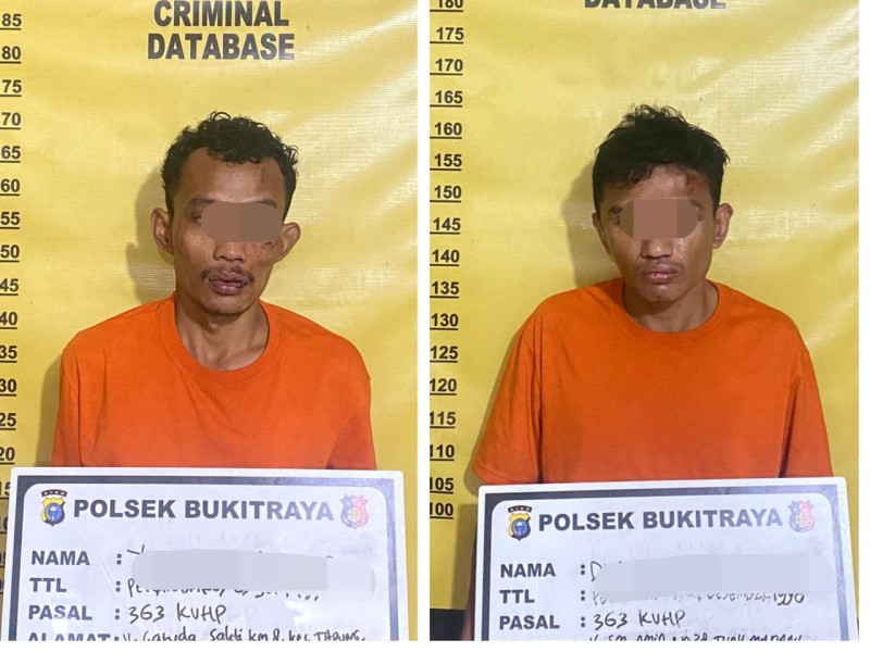 Ketahuan Curi Motor Milik Warga, Dua Pria di Pekanbaru Dijebloskan ke Penjara
