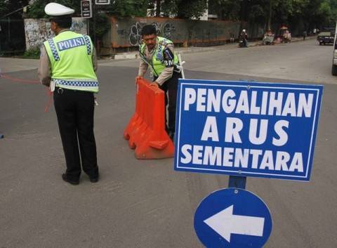 Aksi Unjuk Rasa Besar Hari Ini, Satlantas Pekanbaru Terapkan Rekayasa Lalin