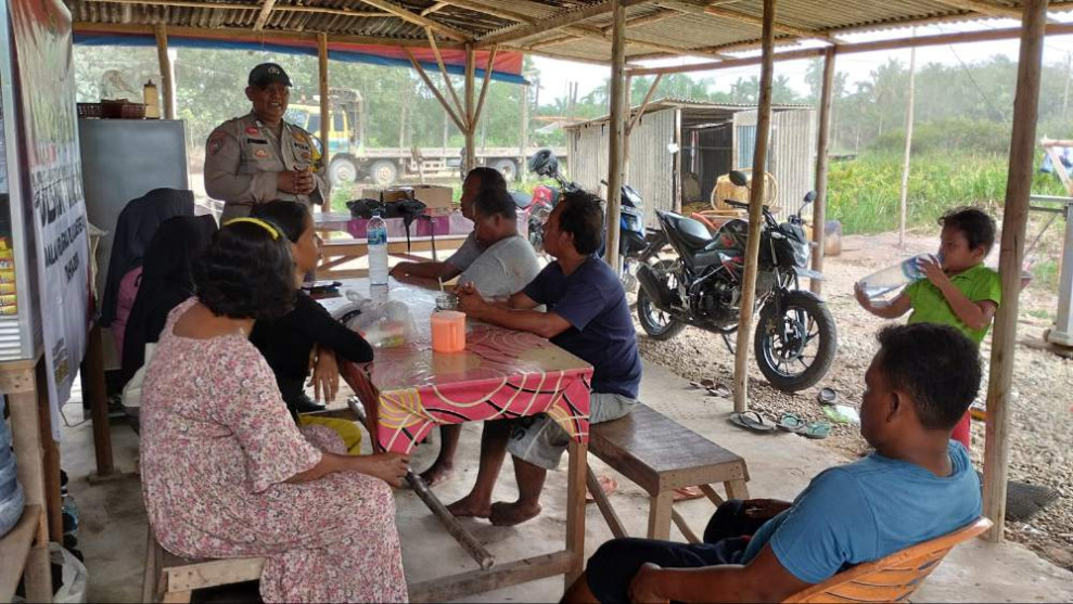 Polsek Tualang Patroli untuk Ciptakan Situasi kamtibmas Pilkada 2024