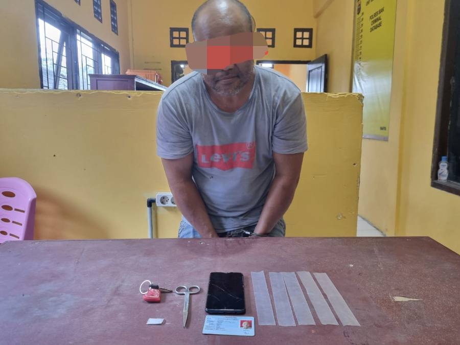 Polsek Sei Mandau Amankan Satu  Pelaku  Narkoba