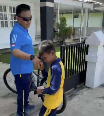 Si Bocil Cengar-cengir Usai Disawer Kapolres, Dody Wirawijaya: Semoga Mereka Lebih Bersemangat