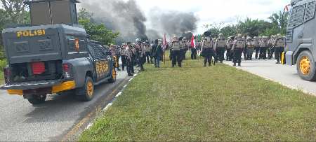 Polres Siak Lakukan Pelimpahan Tahap I Berkas Tersangka Kasus Keributan Petugas Pengamanan dengan Eks Pekerja PT KD