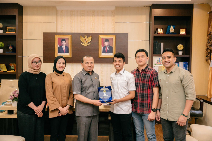 Jelang Diklatcab dan Pelantikan Pengurus, BPC HIPMI Pekanbaru Audiensi dengan Ketua DPRD Pekanbaru