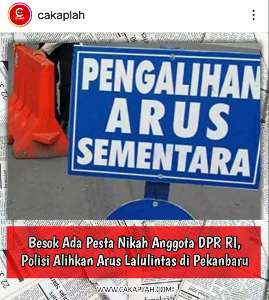 Warganet 'Bandingke' Pesta Ketua Gerindra Riau dengan Pesta Anak Presiden, Tidak Ganggu Kepentingan Umum