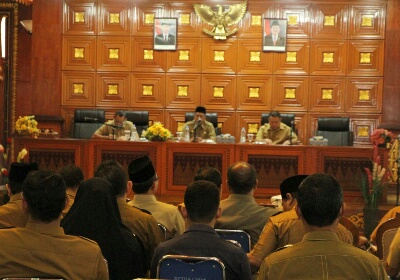 Bupati Siak Pimpin Rapat Evaluasi RFK