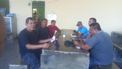 Sambangi Desa Rambah, Polsek Rambah Hilir Laksanakan Cooling System Pasca Pilkada