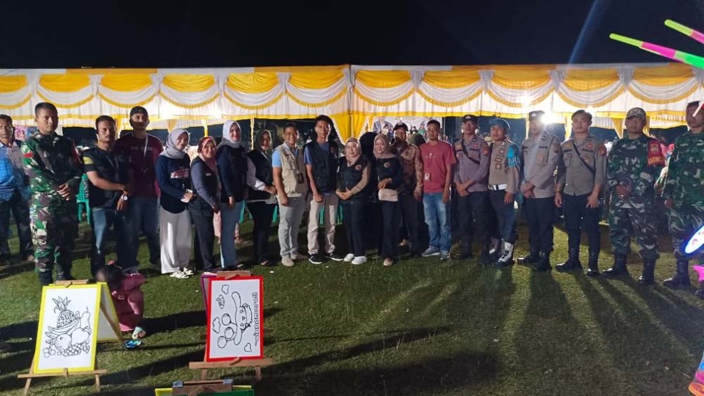 Polsek Cerenti Amankan Kampanye Dialogis Calon Bupati dan Wakil Bupati Kuansing di Desa Sikakak