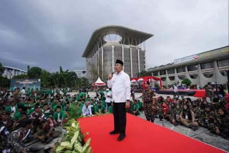 Hadirkan Gus Muwafiq, ANSOR RIAU Gelar Riau Bersholawat di Halaman Kantor Gubri