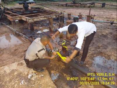 Polres Siak Dalami Ledakan Sumur Minyak PT BSP, 4 Orang Diperiksa