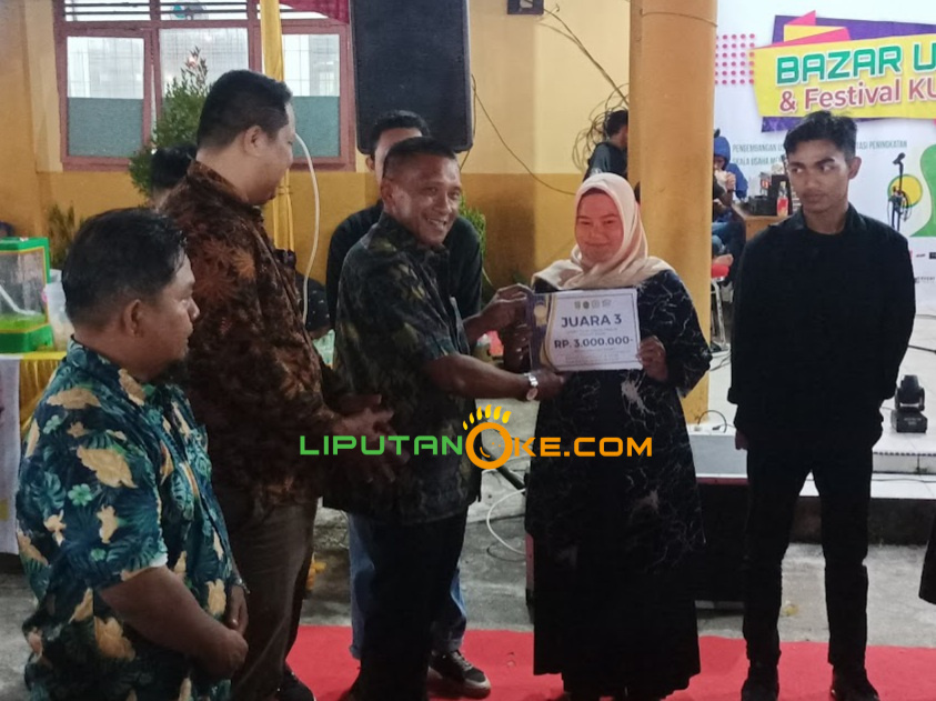 Bazar UMKM dan Festival Kuliner Tajaan Diskop dan UKM Inhil Resmi Ditutup