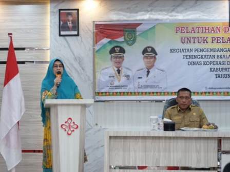 Diskop dan UKM Inhil Gelar Pelatihan Digital Marketing bagi Pelaku UMKM