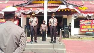 Bactiar Alponso Resmi Jabat Kapolres Inhu