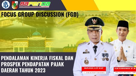 Kepala Bapenda Pekanbaru Hadir dan Berpartisipasi dalam FGD bersama Bank Indonesia