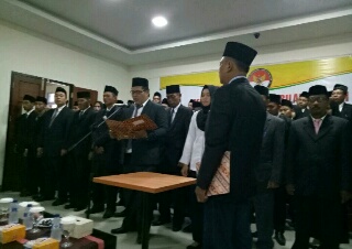  Panwaslu Lantik Panitia Panwascam se Inhil