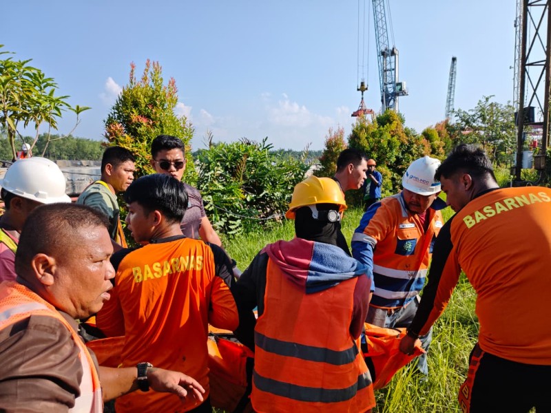 Sempat Hilang, Pekerja yang Jatuh ke Sungai di Perawang Ditemukan Tak Bernyawa