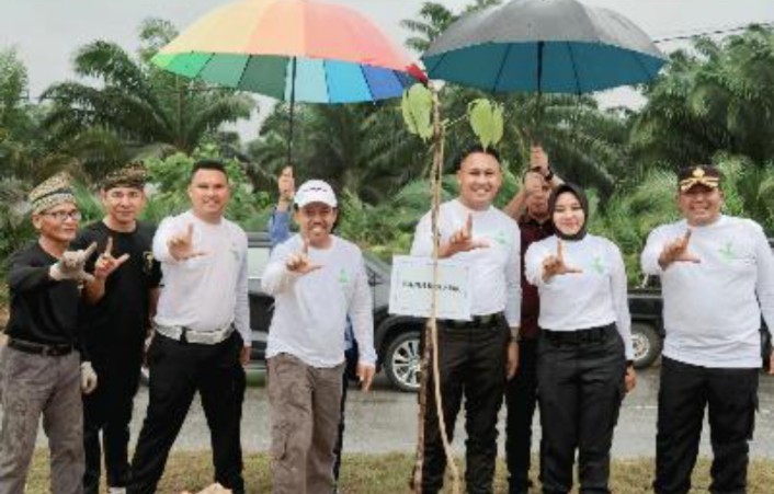 Lingkungan Lestari, Pemkab Siak Gelar Penanaman Pohon Serentak, Kapolres: Kita Menanam Masa Depan dan Harapan