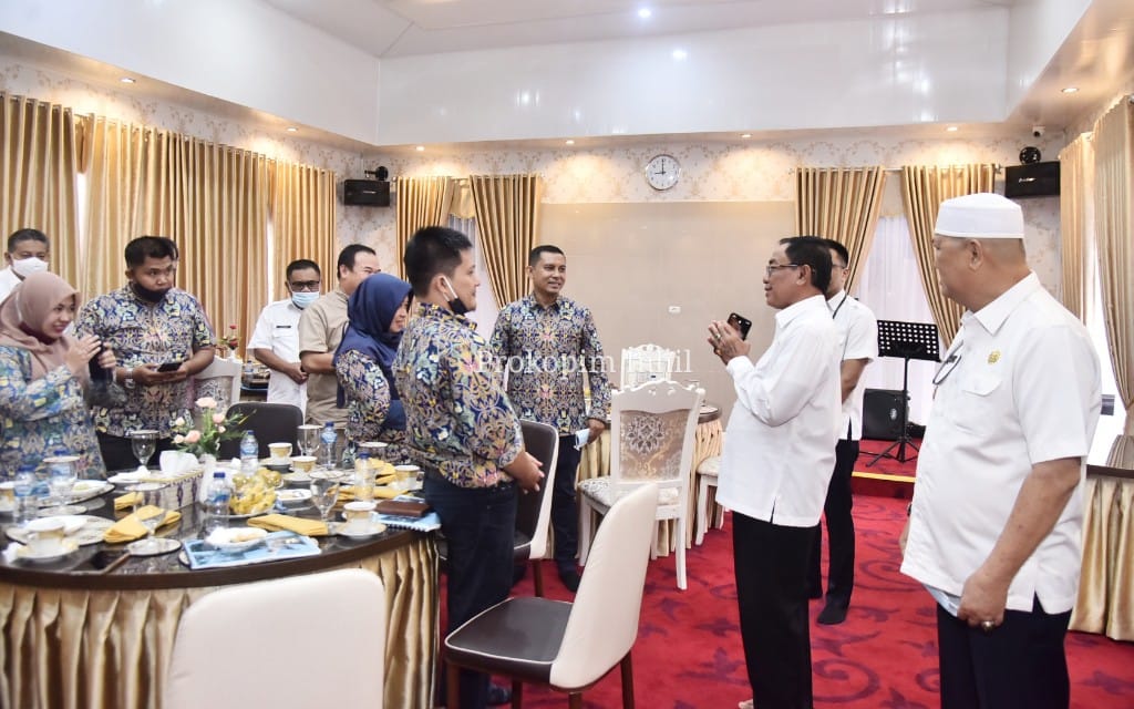 Pemkab Inhil Terima Kunjungan Tim Survey Lokasi Program NUWSP