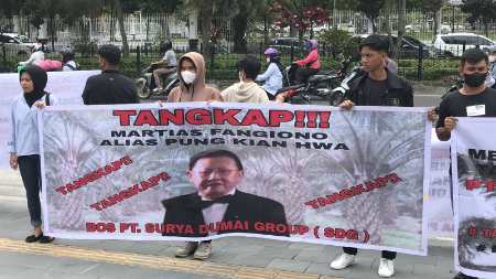 Massa APMP Kembali Desak Kejati Riau Periksa Usaha PT Surya Dumai Group