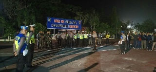 Jelang Pelantikan Presiden RI, Gabungan Polres Inhu, TNI & Satpol PP Patroli Cipta Kondusif