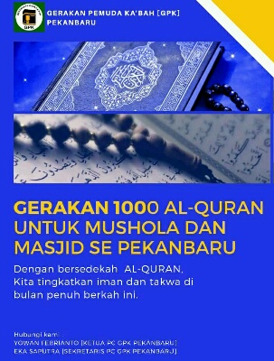 Wakaf 1000 Al-Quran GPK, Yowan: Pahala yang Terus Mengalir Tanpa Henti