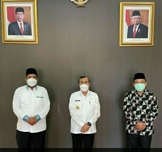 Gubri Terima Kunjungan Salinturahmi Alfedri dan Husni Merza