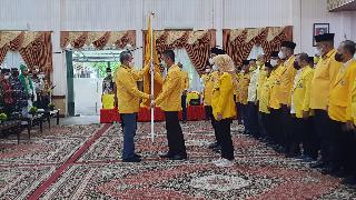 Gubernur Riau Syamsuar Lantik Afrizal Sintong Sebagai Ketua Partai Golkar Rohil