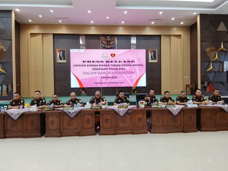 Tahun 2025, Ini Kasus Korupsi yang Ditangani Kejati Riau