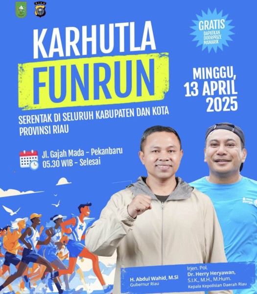 Karhutla Fun Run 2025, Gubri Wahid: Yuk Ramaikan, Ajak Seluruh Keluarga!