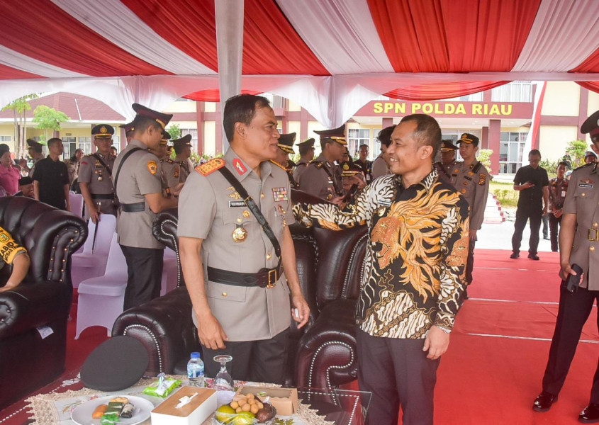 Hadiri Penutupan Diktukba Polda Riau 2023, Wabup Bengkalis Ajak Terus Bangun Sinergi
