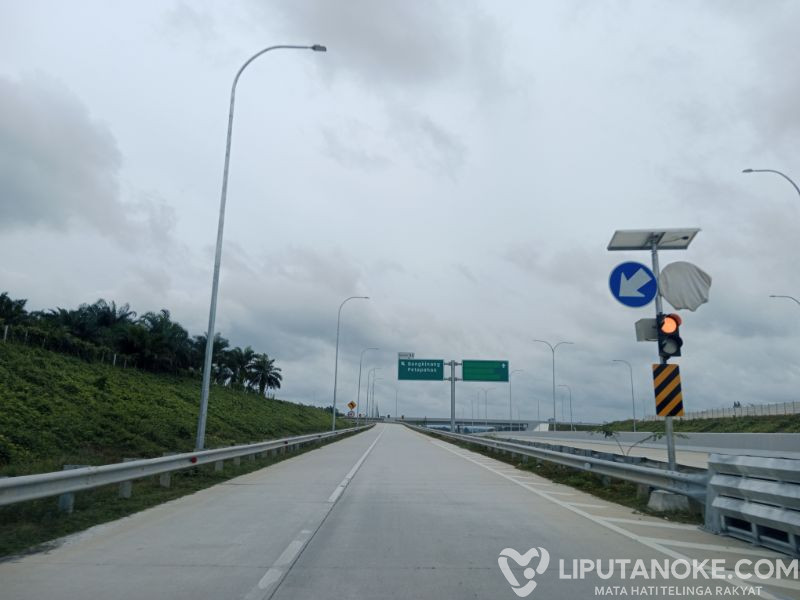 Pengelola Berlakukan Sistem One Way di Ruas Tol Bangkinang-Koto Kampar