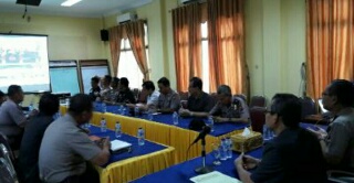 Bupati H.Mursini Ikuti Acara Telekonfrens bersama Kapolri, Mendagri & Menteri Pertanian