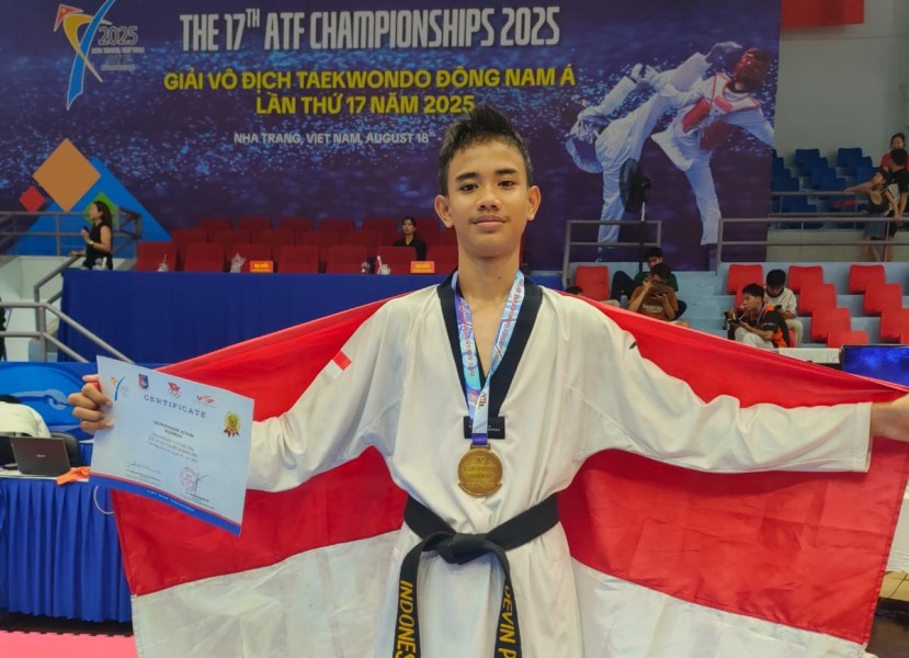 Tiga Atlet Yunior Taekwondo Riau Raih Medali di ATF 2025 Vietnam